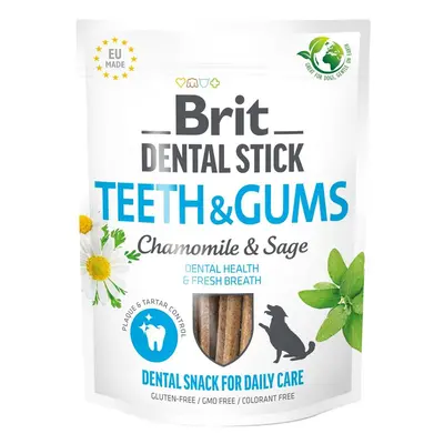 Brit Dental Stick Teeth & Gums with Chamomile & Sage pro psy