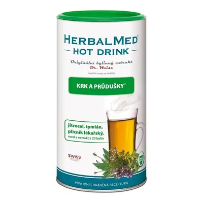 HERBALMED HotDrink Dr.Weiss krk průdušky 180g+vitC