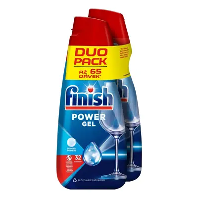 Finish Power gel do myčky nádobí (2×650 ml)