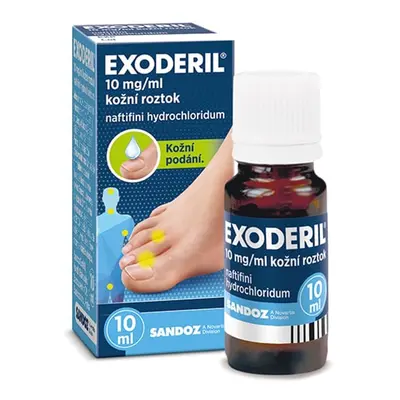 EXODERIL 10MG/ML Kožní roztok 1X10ML