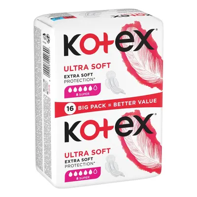 KOTEX® Ultra Soft Super vložky