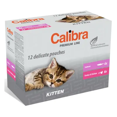 Calibra Cat kitten kapsičky pro koťata multipack (12×100 g)