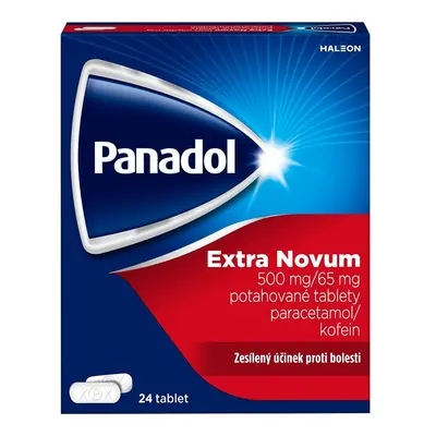 PANADOL EXTRA NOVUM 500MG/65MG Potahovaná tableta 24 IV