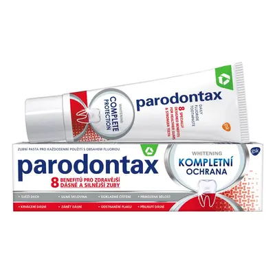 Parodontax Whitening Zubní pasta na paradentózu a kompletní ochranu zubů