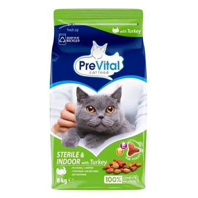 PreVital Granule krůtí pro indoor sterilizované kočky