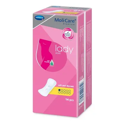 VLOŽKY ABSORPČNÍ MOLICARE LADY 1 KAPKA 181ML,14KS