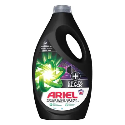 Ariel + Revitablack tekutý prací prostředek (1,7 l)