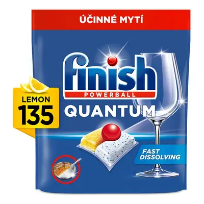 Finish Quantum All in 1 Lemon Sparkle kapsle do myčky nádobí