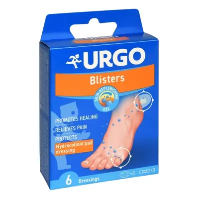 URGO BLISTERS Na puchýře hydrokoloidní náplast 6ks