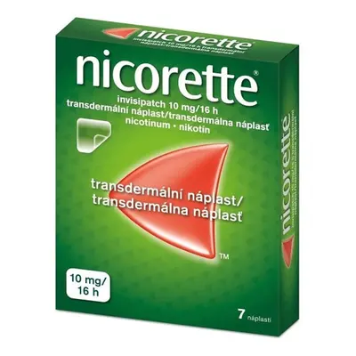 NICORETTE INVISIPATCH 10MG/16H Transdermální náplast 7