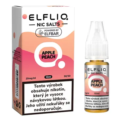 EFLIQ E-liquid Elf Bar jablko a broskev 20 mg