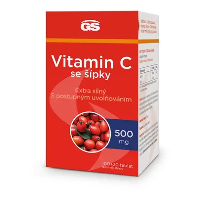 GS Vitamin C500 se šípky tbl.100+20