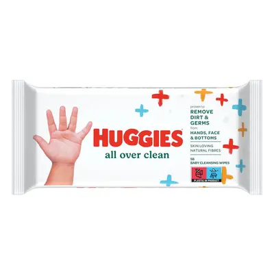 Huggies® All over the clean dětské vlhčené ubrousky