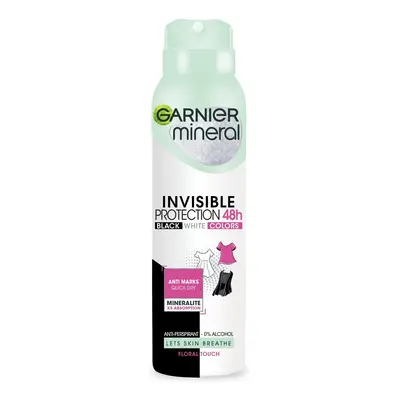 Garnier Mineral Invisible Black White Colors Spray Minerální deodorant