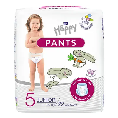 Bella Baby Happy Jednorázové plenkové kalhotky junior 11–18 kg (velikost 5)