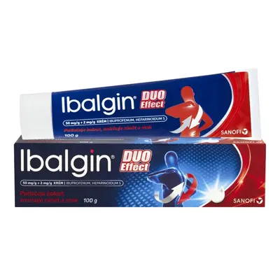 IBALGIN DUO EFFECT 50MG/G+2MG/G krém 100G