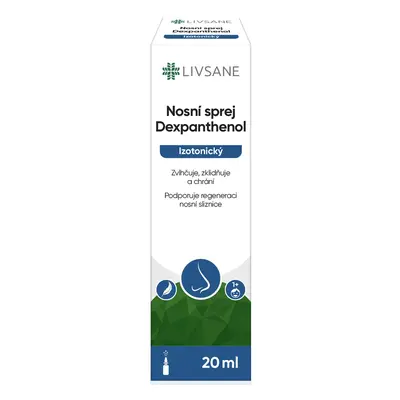 LIVSANE Nosní sprej Dexpanthenol Izotonický 20ml