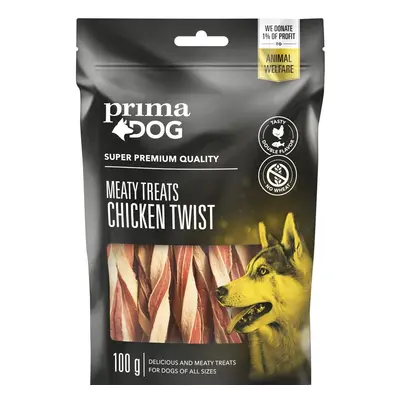 PrimaDog Pamlsek pro psy twist s kuřecím