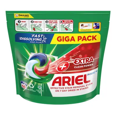 Ariel + Extra Clean kapsle na praní