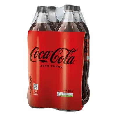 Coca-Cola Zero multipack (4×1,5 l)