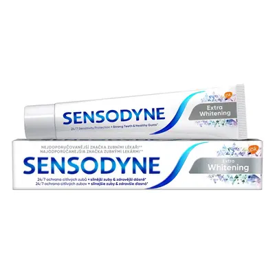 Sensodyne Zubní pasta extra whitening pro citlivé a bílé zuby