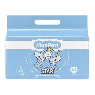 MonPeri EKO Star jednorázové dětské pleny S (3–6 kg)