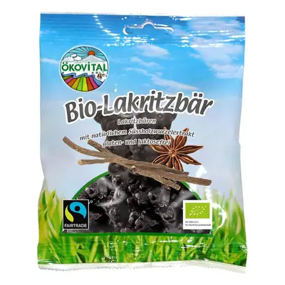 Ökovital BIO Želé lékořicoví medvídci