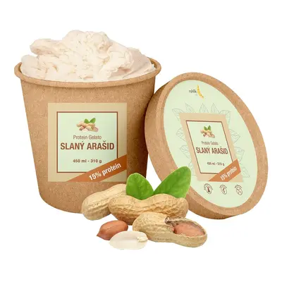 Zmrzlina Protein gelato slaný arašíd