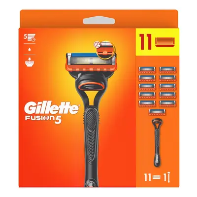 Gillette Fusion5 Holicí strojek + 11 holicích hlavic