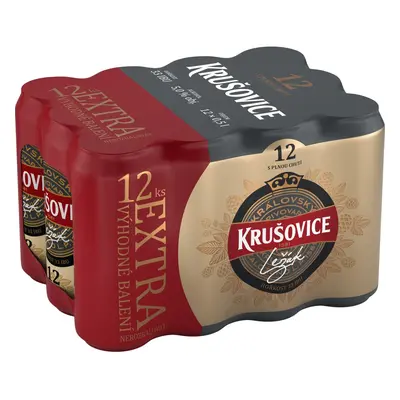 Krušovice 12 plech 12×0,5 l