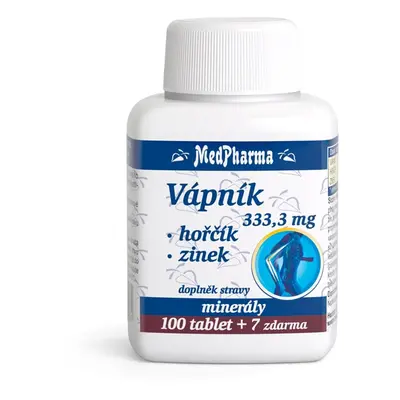 MedPharma Vápník+hořčík+zinek tbl.107