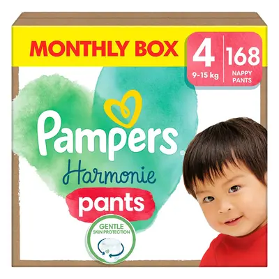 Pampers Harmonie Baby plenkové kalhotky velikost 4 (9–15 kg)