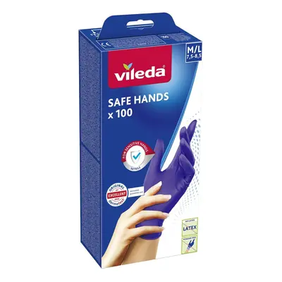 Vileda Safe Hands jednorázové rukavice M/L