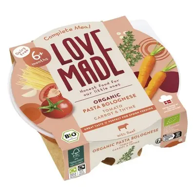 LoveMade BIO Těstoviny bolognese pro děti od 6. měsíce