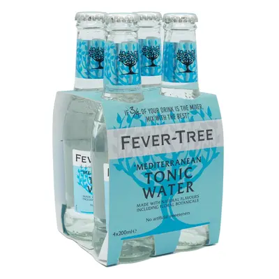 Fever-Tree Mediterranean Tonic multipack 4×200 ml sklo