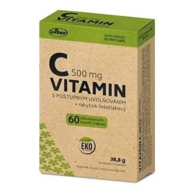 Vitar Vitamin C 500mg+rakytník EKO cps.60