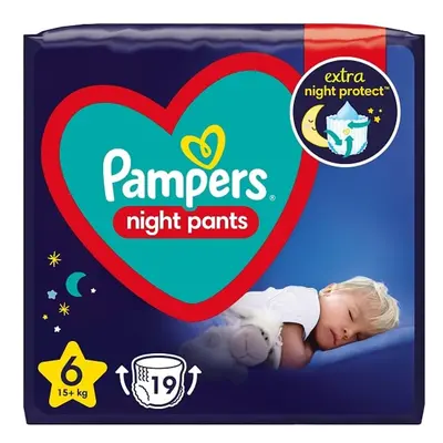 Pampers Night pants plenkové kalhotky 6 (13+ kg)