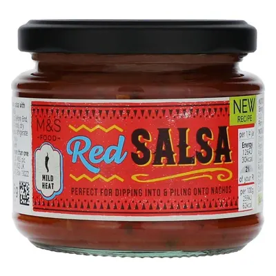 Marks & Spencer Salsa z rajčat a cibule s limetkovou šťávou a chilli papričkami jalapeño