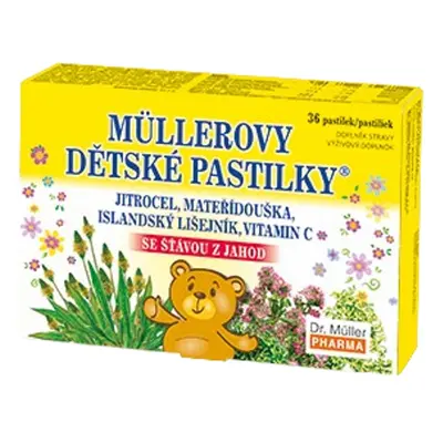 Müllerovy dětské pastilky 36ks