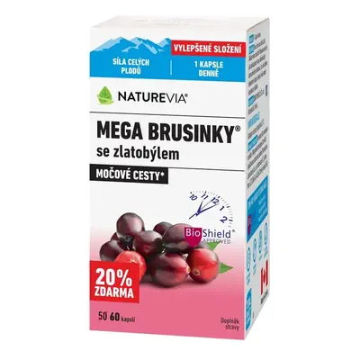 NatureVia Mega brusinky cps.60