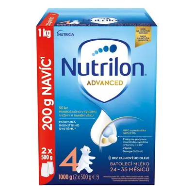 Nutrilon Advanced 4 batolecí mléko – duo balení