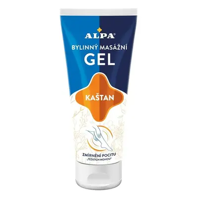 Alpa bylinný masážní gel kaštan 100ml