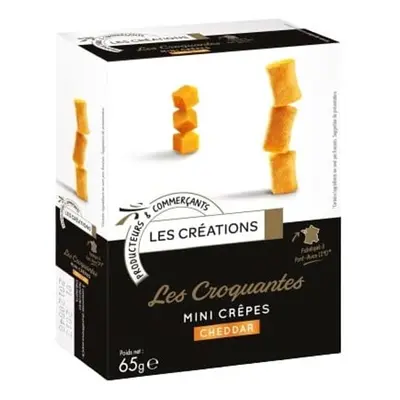 Les Créations Mini palačinky s náplní z práškového sýra Cheddar