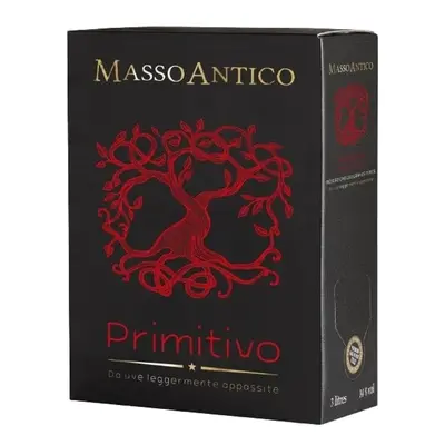 Masso Antico Primitivo Salento IGT Da Uve Leggermente Appasito BIB