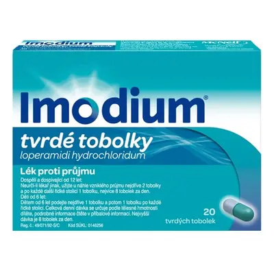 IMODIUM 2MG Tvrdá tobolka 20