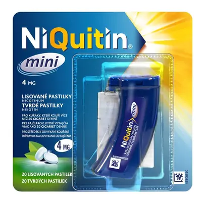 NIQUITIN MINI 4MG lisovaná pastilka 1X20