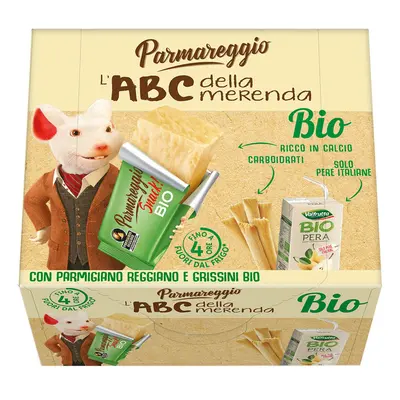 Parmareggio L'ABC snack BIO parmazán