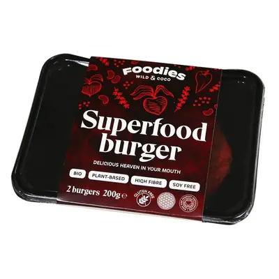 Wild & Coco BIO Superfood burger, 2 ks