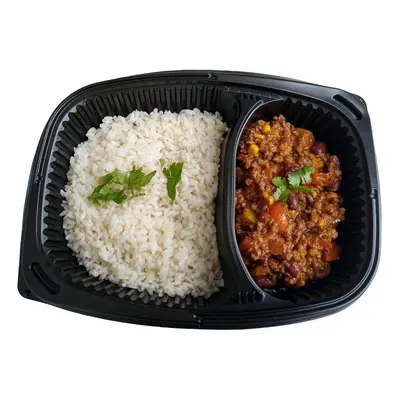 Mexicali Mercado Chili con Carne s bílou rýži