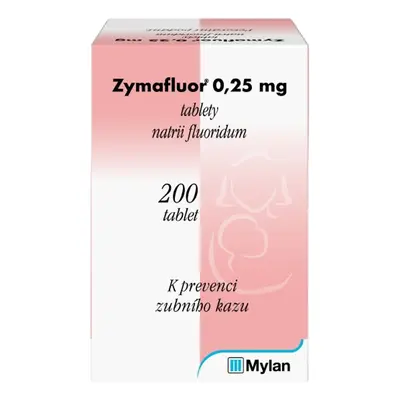 ZYMAFLUOR 0,25MG Tableta 200